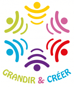 Logo association grandir et créer